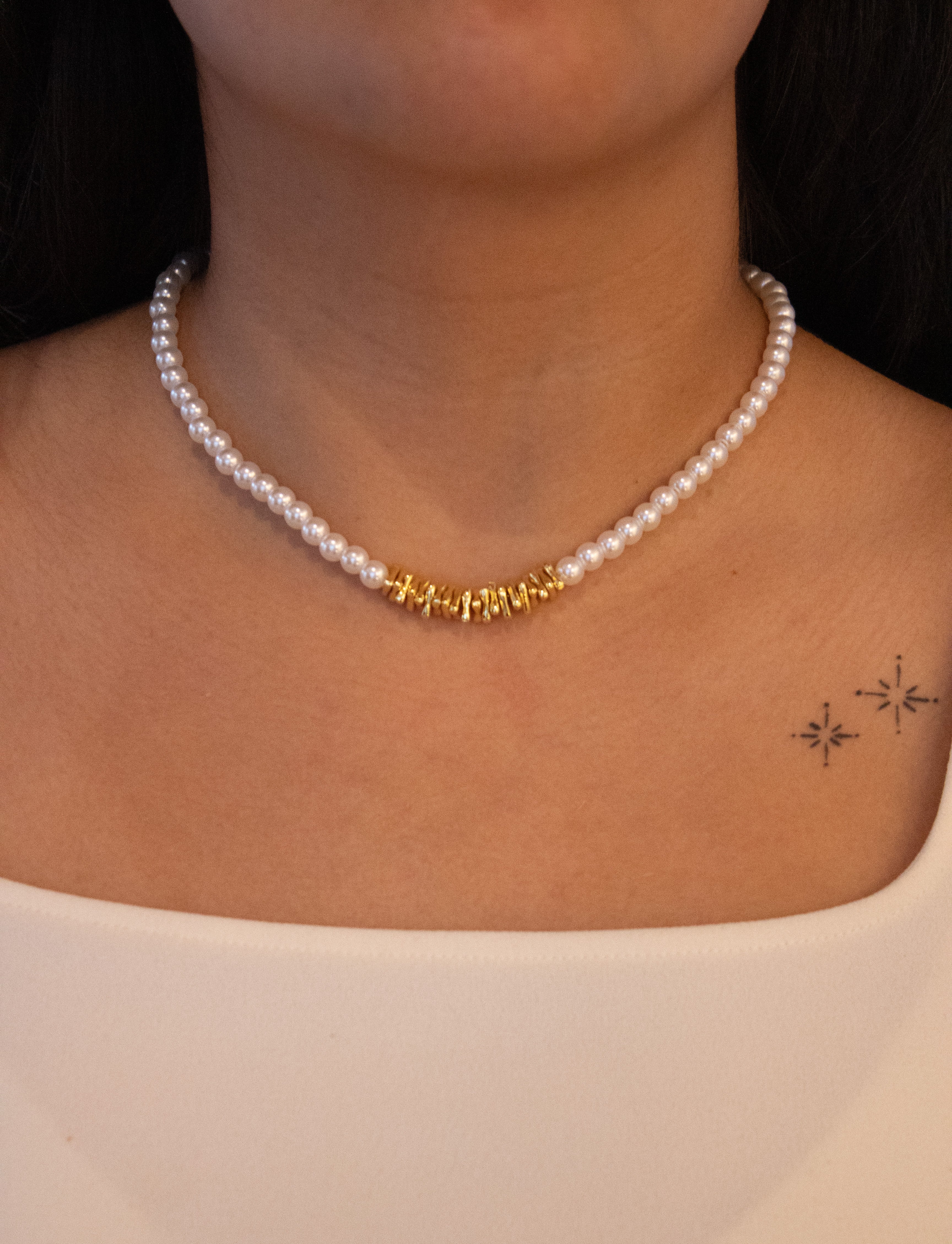 Collar Aurora Blanca