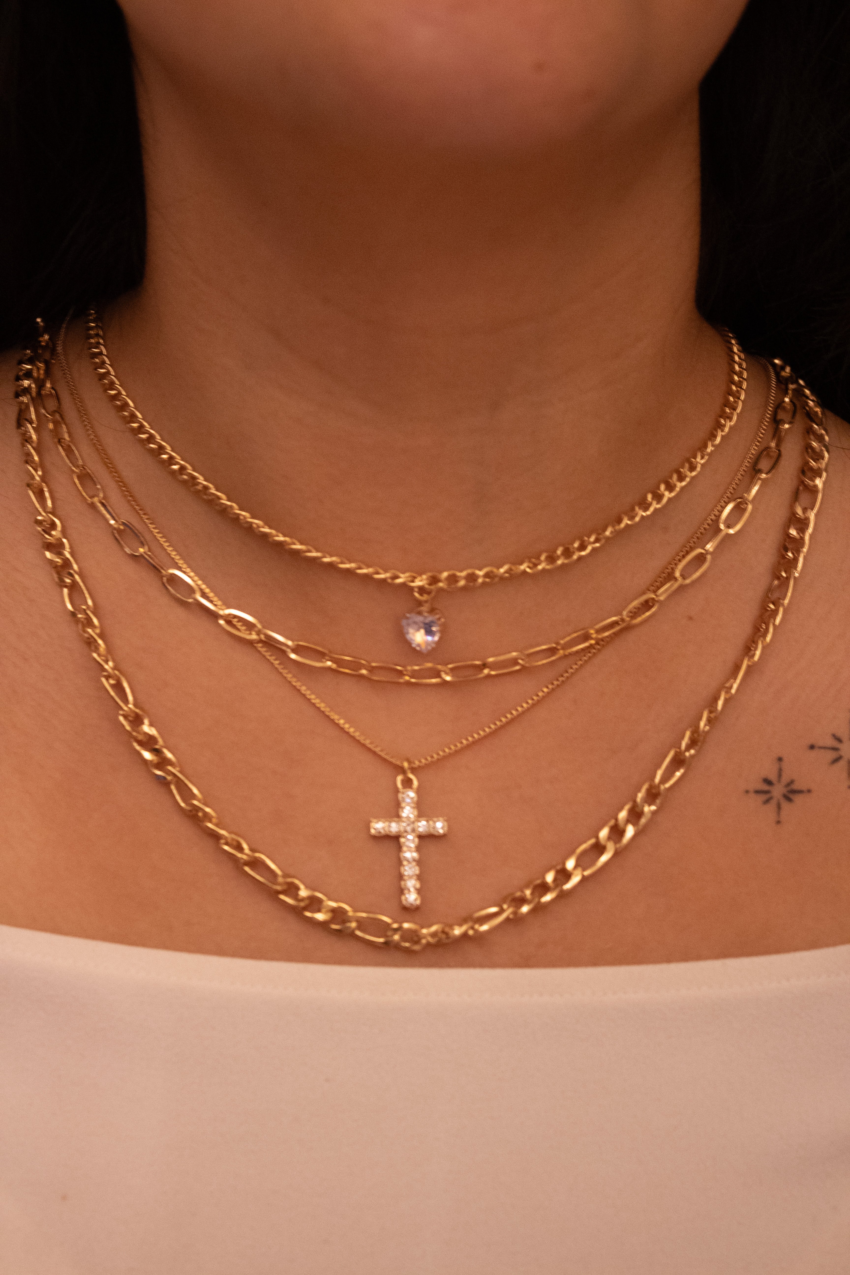 Collar Corazón y Fe