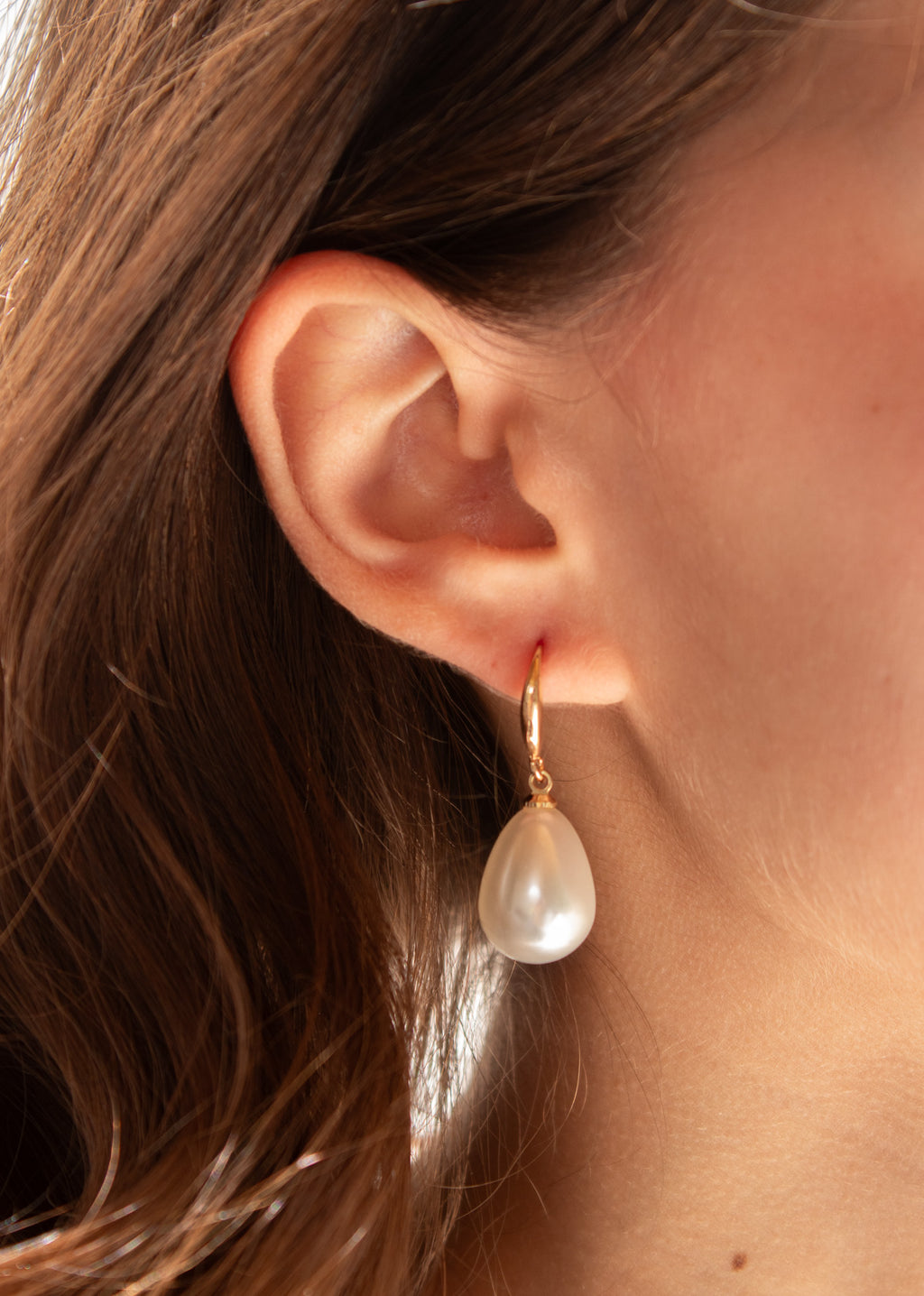 Aretes Gota Perla
