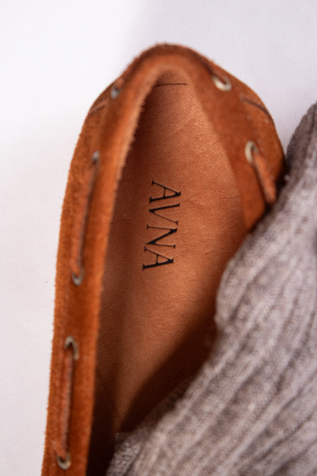 Mocasin detalle Cordón