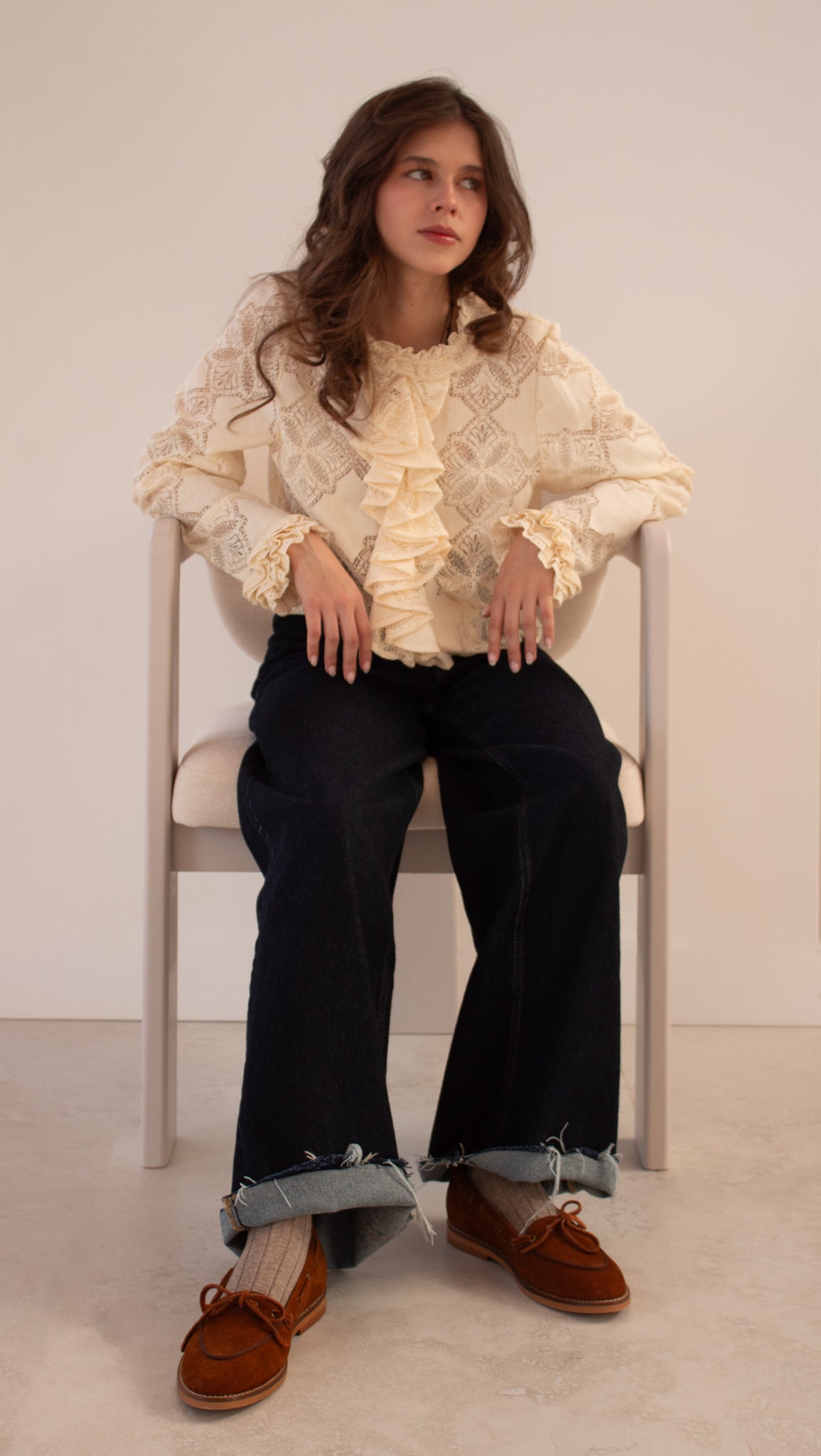 Mocasin detalle Cordón