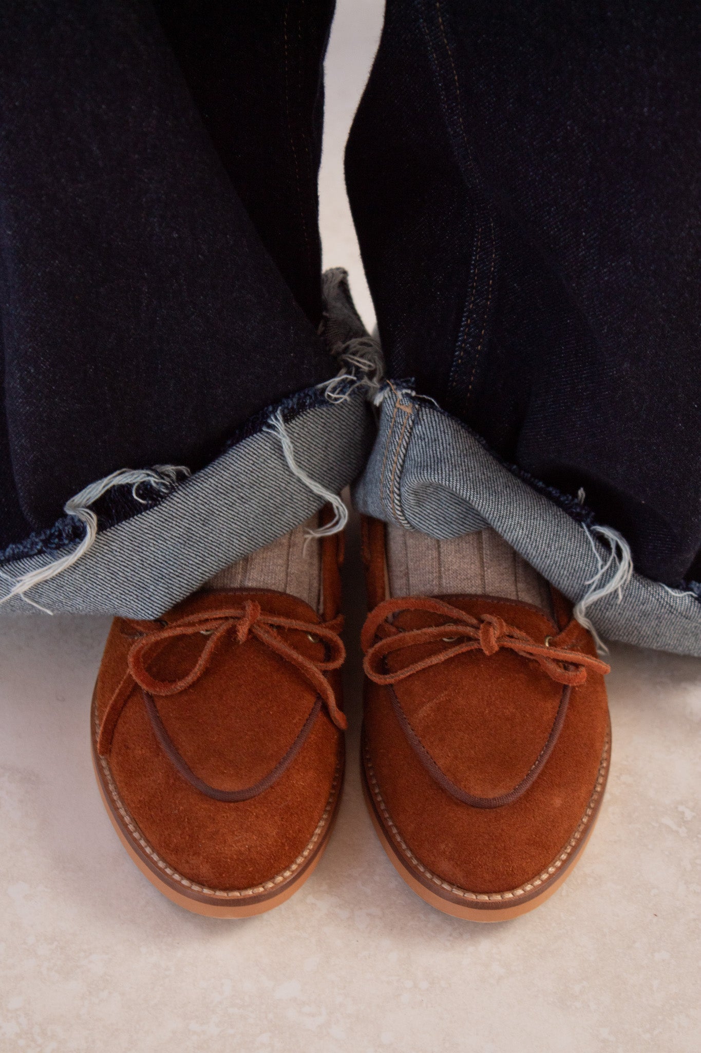 Mocasin detalle Cordón