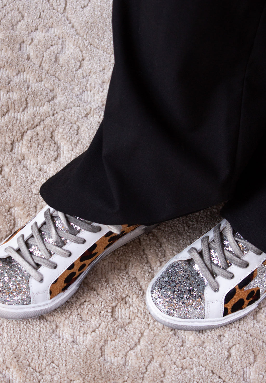 Zapatillas caroline pelo print