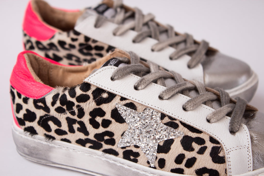 Zapatillas caroline pelo leopardo
