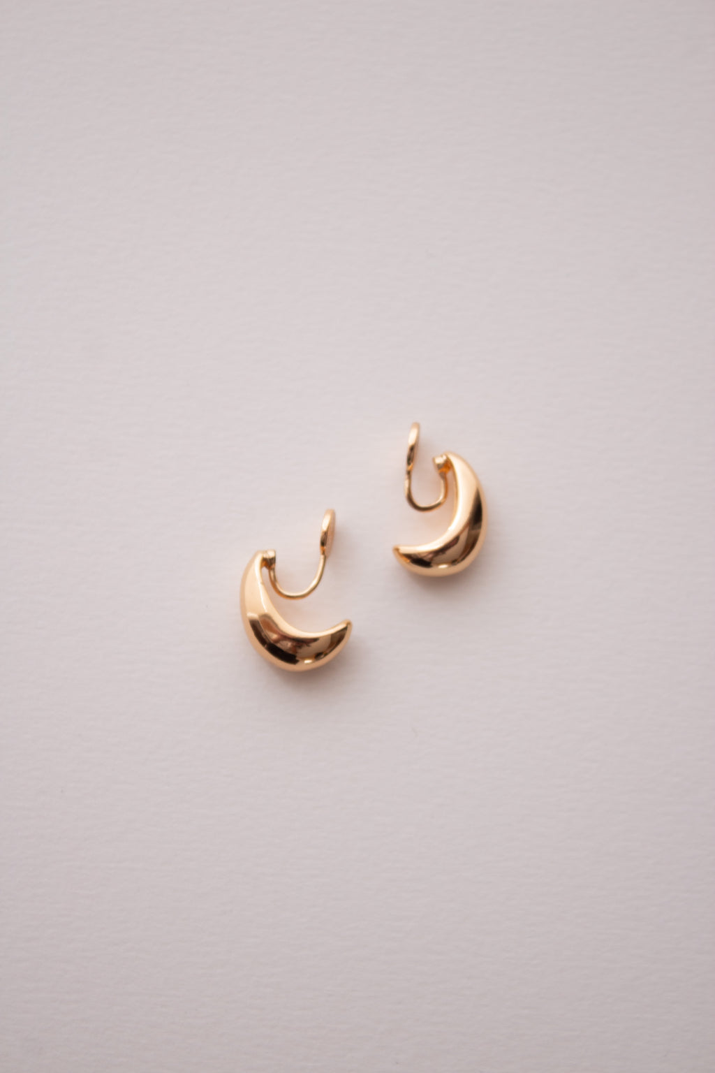 Aretes Clip Drop Dorados