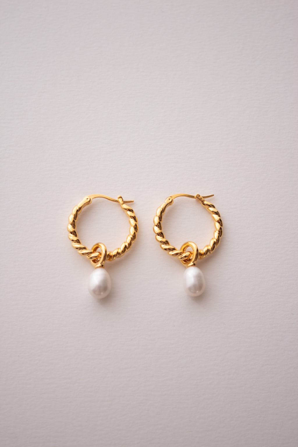 Aretes Twist Pearl