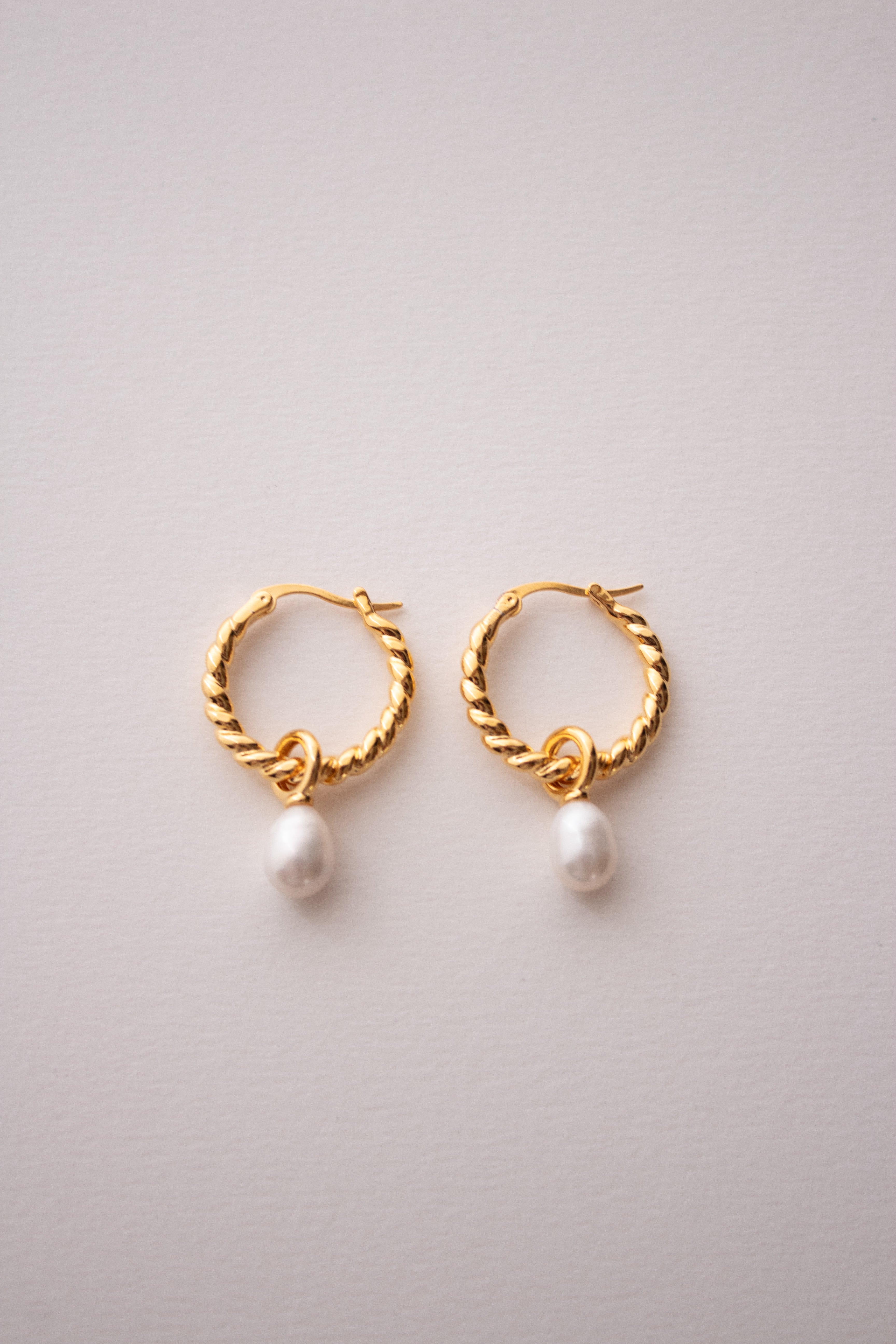 Aretes Twist Pearl