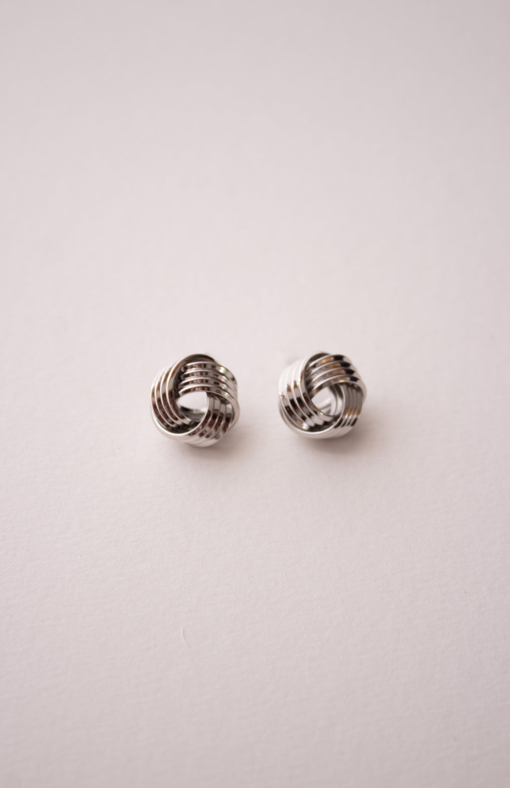 Aretes Intertwined Silver