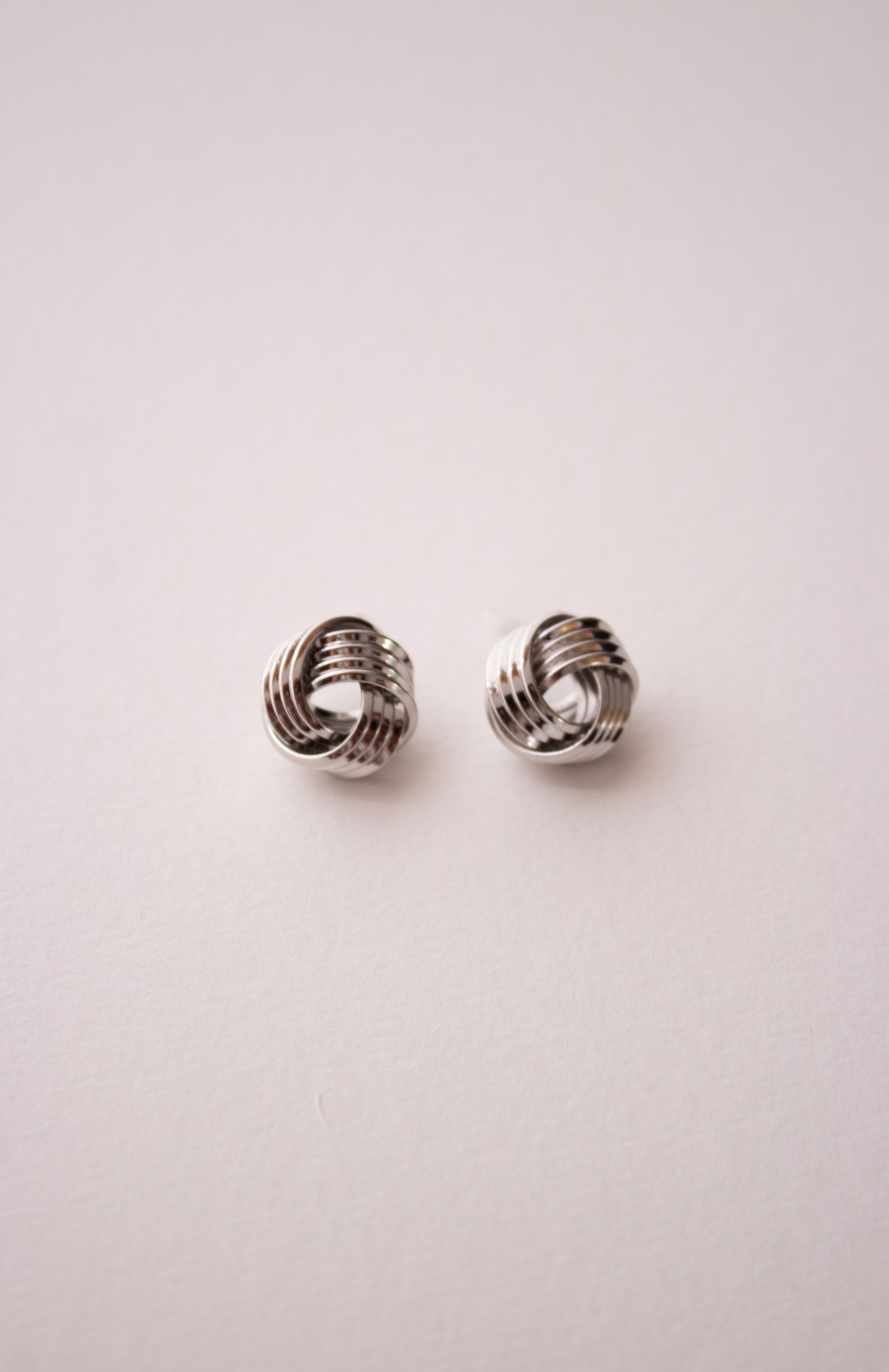 Aretes Intertwined Silver