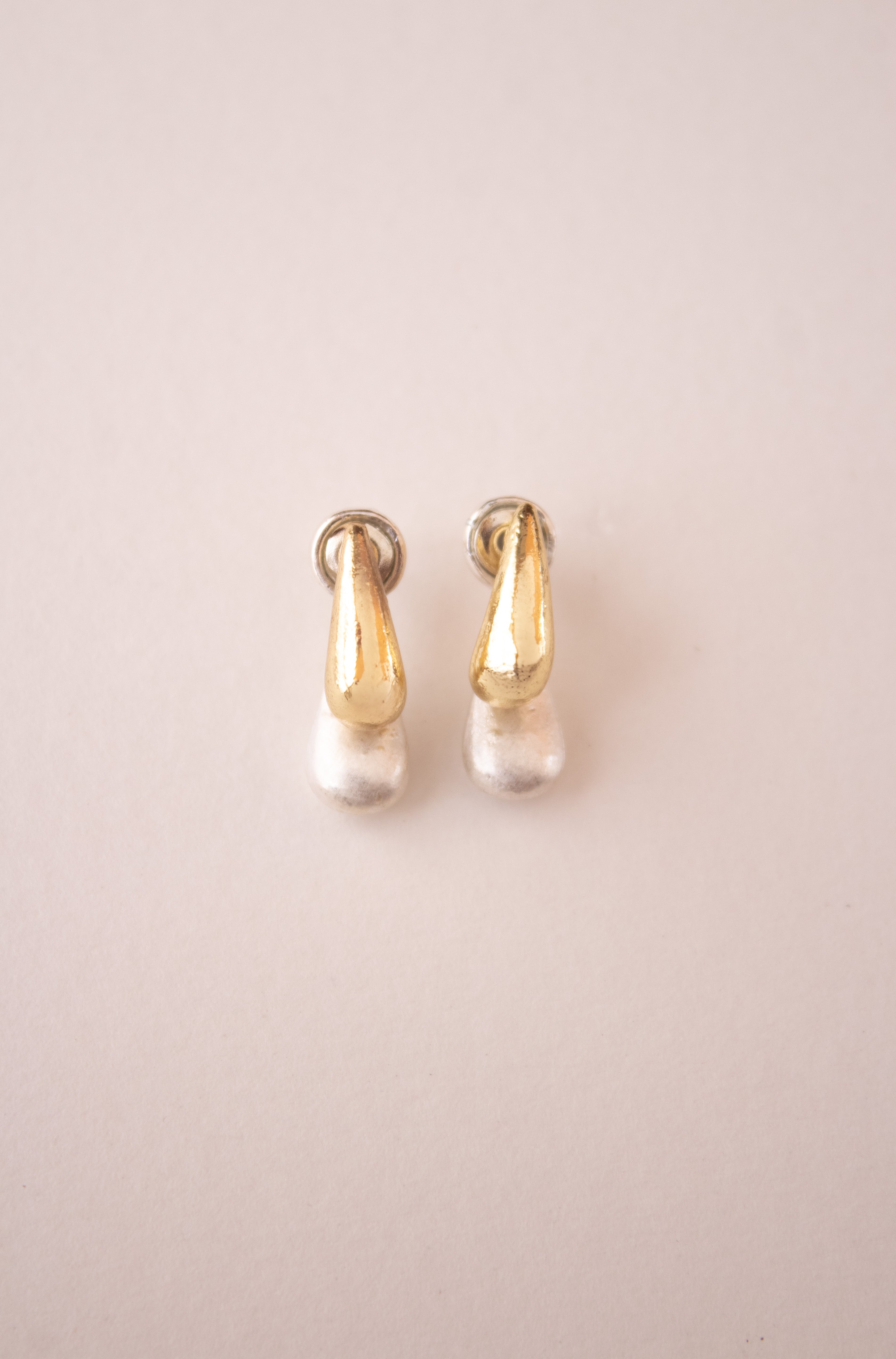 Aretes Vintage Fan Dorados